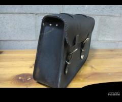 Borsa singola in pelle per moto custom