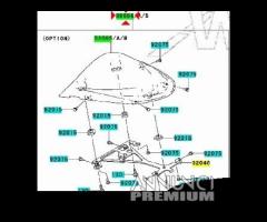 -Coprisella color titanio Kawasaki 999961348725 - 1