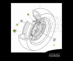 -Cerchio posteriore Yamaha Majesty 250 5CG25338003