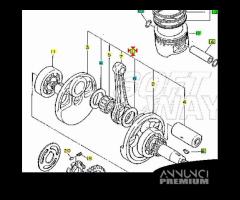 -albero motore Yamaha XTZ Tenerè 600 1VJ114000100 - 1