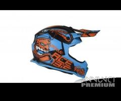 NOVITA'!! CASCO CROSS ACERBIS JUNIOR STEEL KID - 0