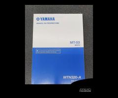 USO E MANUTENZIONE MANUALE YAMAHA PER MT-03 IN FRA