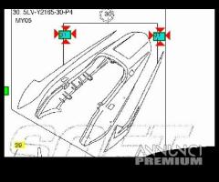 -Emblema codone Yamaha FZS Fazer 1C2216600000 - 1