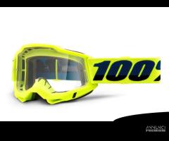 MASCHERA CROSS OFF-ROAD 100% THE ACCURI 2 OTG FLUO