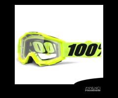 MASCHERA CROSS OFF-ROAD 100% THE ACCURI 2 OTG FLUO