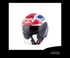 CASCO JET GIVI PLANET GRAFICA HYPER - HX22FHYBW - 1