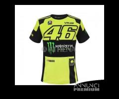 MAGLIA MAGLIETTA T-SHIRT VR 46 VR46 FLUO YELLOW - - 1