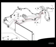 Tubo Climatizzatore Fiat 500L 0.9 Twinair 52113708