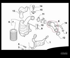 Tubo Aspirazione Giulietta 1.6D 50522971