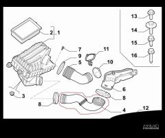 Tubo Aspirazione Fiat Tipo 15> 1.3-1.6D 51982028