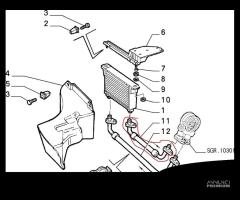 Tubo Radiatore Olio Fiat Marea 1.9TD 46444706