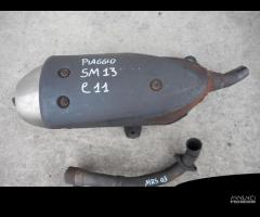 Marmitta piaggio 180 200 250 SM13 e11