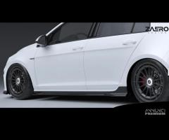 MINIGONNE LATERALI VW GOLF 7 7.5 ZAERO DESIGN tcr