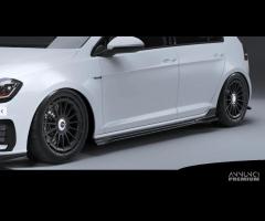 MINIGONNE LATERALI VW GOLF 7 7.5 ZAERO DESIGN tcr - 7