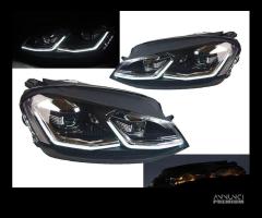 FARI ANTERIORI VW GOLF 7 LED RESTYLING LOOK - 1