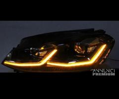 FARI ANTERIORI VW GOLF 7 LED RESTYLING LOOK - 6