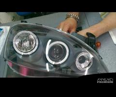 Fari anteriori opel corsa c angel eyes led