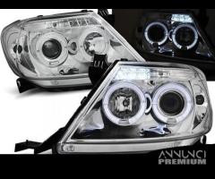 Fari anteriori angel eyes led toyota hilux 05-11