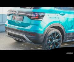 Lama spoiler paraurti posteriore vw t-cross abs - 5