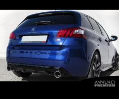 Diffusore posteriore gti look peugeot 308 2013