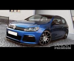 Lama spoiler paraurti anteriore vw golf 6 r slim - 1