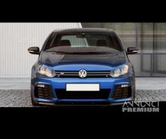 Lama spoiler paraurti anteriore vw golf 6 r slim - 2