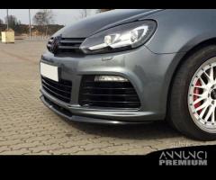 Lama spoiler paraurti anteriore vw golf 6 r slim