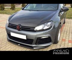 Lama spoiler paraurti anteriore vw golf 6 r slim