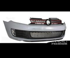 PARAURTI ANTERIORE VW GOLF 6 GTi look ABS - 1