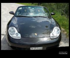 Fari anteriori porsche boxster 986 led neri cromo - 6