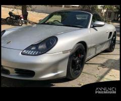 Fari anteriori porsche boxster 986 led neri cromo - 7