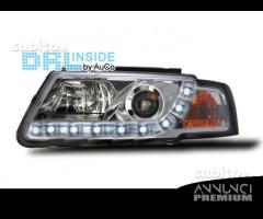 Fari anteriori VW Passat 3B DRL LED cromo o NERI - 1