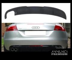 DIFFUSORE POSTERIORE RS Look AUDI TT 8J 1 SCARICO - 1