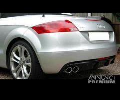 DIFFUSORE POSTERIORE RS Look AUDI TT 8J 1 SCARICO - 6