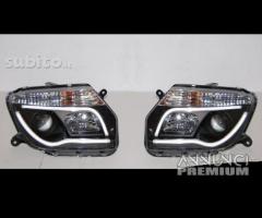 FARI ANTERIORI DACIA DUSTER LED TUBE NERI o CROMO - 2