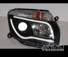 FARI ANTERIORI DACIA DUSTER LED TUBE NERI o CROMO