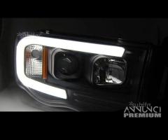 Fari anteriori tube led dodge ram 02-06 neri