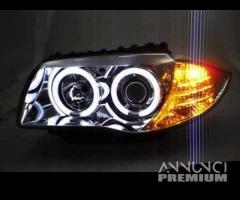 Fari anteriori bmw 1 e87 angel eyes CCFL NEON - 5