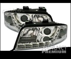 FARI ANTERIORI AUDI A6 C5 e C5FL LED DRL 97-04