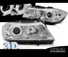 Fari anteriori BMW Serie 3 e90 Angel Eyes LED 3D