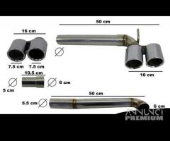 FINALE di SCARICO DUPLEX SPECIFICO BMW F30 F31