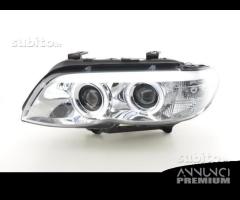 Fari anteriori xenon bmw x5 e53fl 03-07 led angel - 2