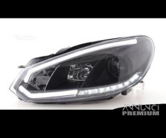 Fari anteriori vw golf 6 led tube diurni omologati