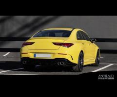 Diffusore posteriore amg mercedes cla c118 x118 - 5