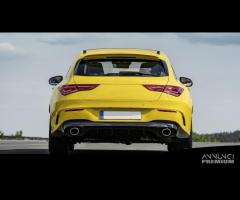 Diffusore posteriore amg mercedes cla c118 x118 - 6