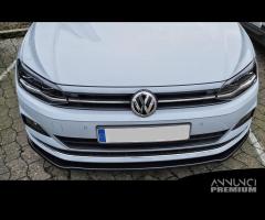 Lama spoiler paraurti anteriore vw polo 2017 abs