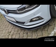 Lama spoiler paraurti anteriore vw polo 2017 abs