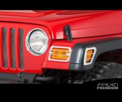 Kit protezioni frecce JEEP Wrangler TJ cromate