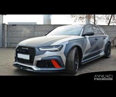 Lama spoiler anteriore audi rs6 c7 13-17 abs - 2