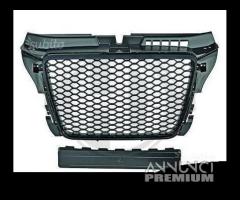 GRIGLIA Single Frame AUDI A3 8P 08-12 RS nera - 1